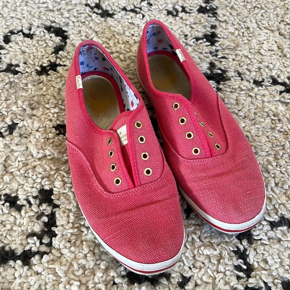 Kate Spade Canvas Keds 8.5 - Picture 2 of 5